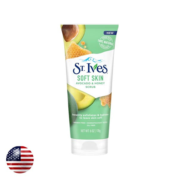 St lves Scrub Avocado & Honey Soft Skin 170gm