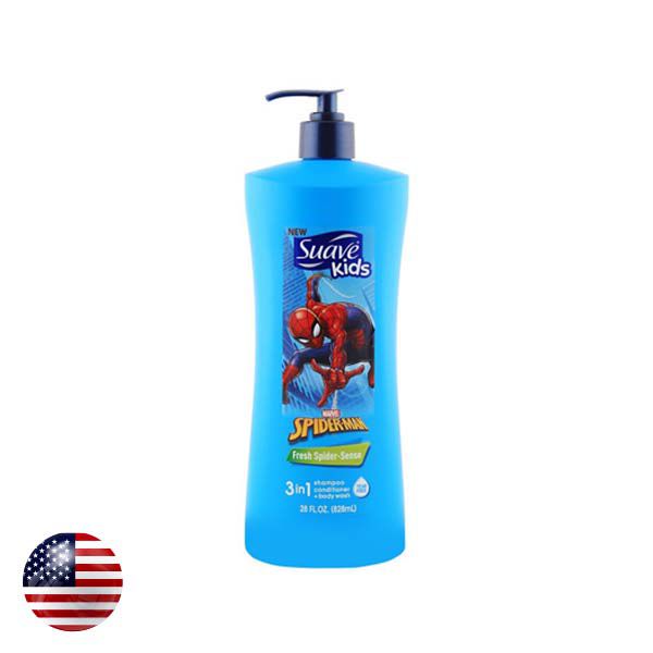 Suave Kids 3in1 Fresh Spider Sense 828ml