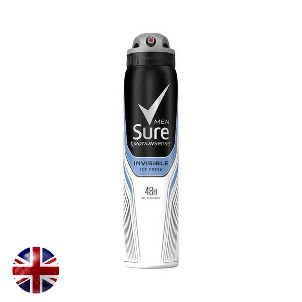 Sure Men Deodorant Invisible Ice 150Ml