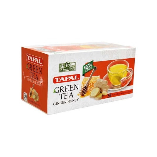 Tapal Green Tea Ginger Honey Bag 30 S