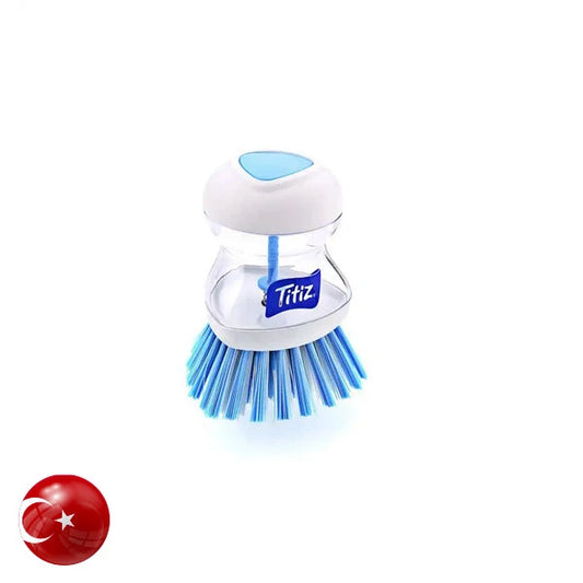 Titiz Soap Dispensing Palm Dish Brush TP-110