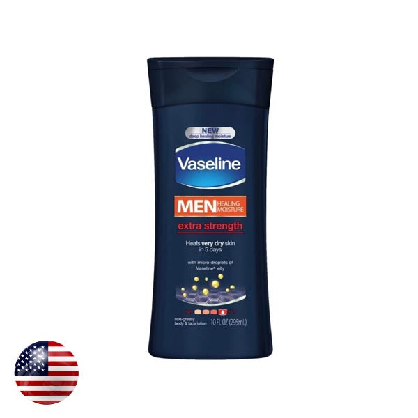 Vaseline Body & Face Lotion 295Ml Men Healing Moisture Extra