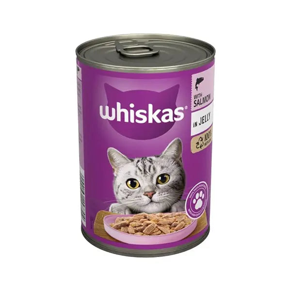Whiskas Cat Food Tin JellyChicken 390g