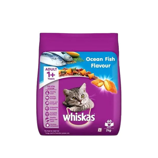 Whiskas Ocean Fish Flavour Cat Food 3Kg