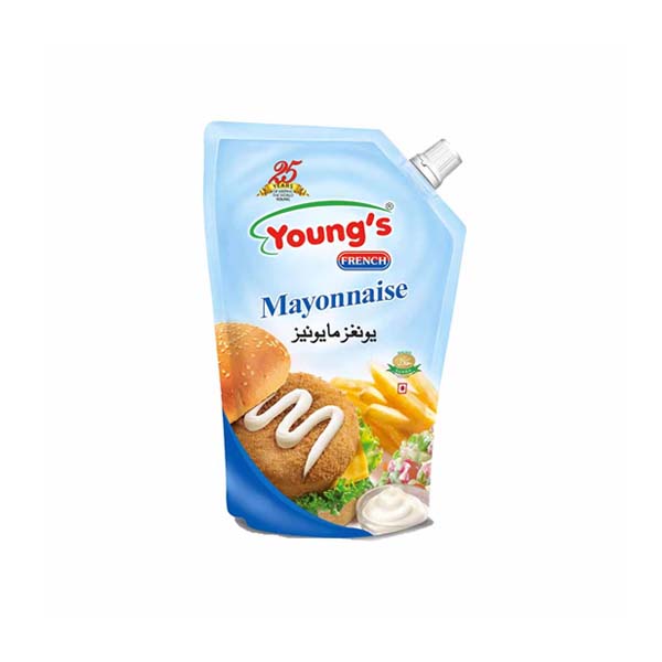 Youngs French Mayonnaise Pouch 500Ml