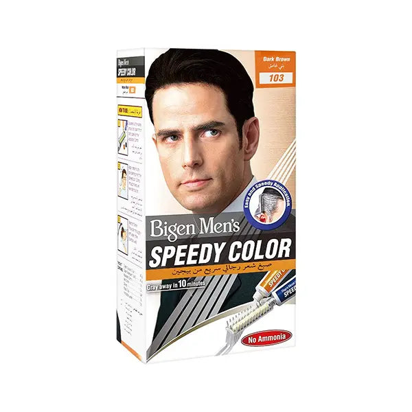 Bigen Men's Speedy Color Dark Brown #103