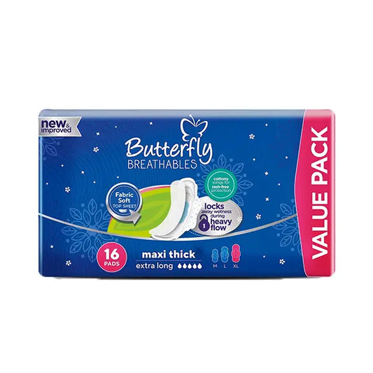 Butterfly Napkins Maxi L 16 Pads