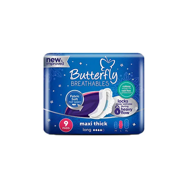 Butterfly Napkins Maxi L 9 Pads