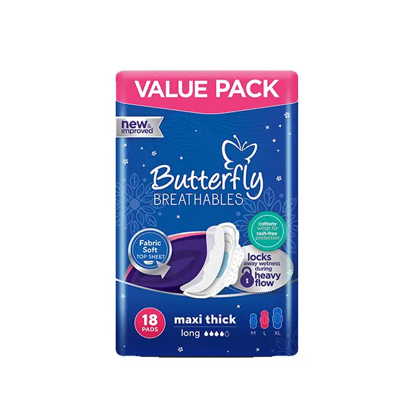 Butterfly Napkins Value Pack 18 Pads