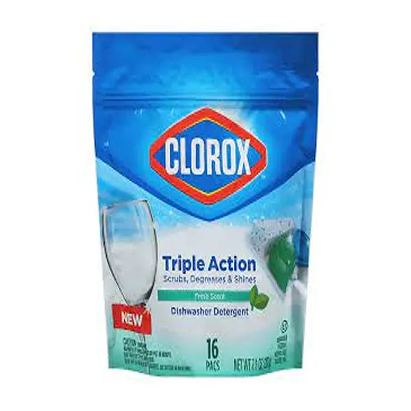 Clorox Diswashing Powder 7.1 OZ Tripple Action 202Gm