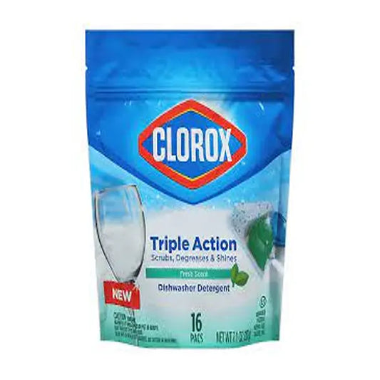 Clorox Diswashing Powder 7.1 OZ Tripple Action 202Gm