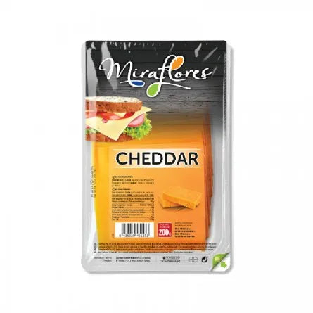 FCM Orange Processed Cheddar Slices 200G