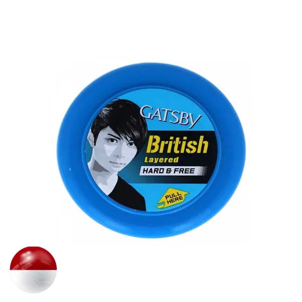 Gatsby British Hard Free Hair Wax 75G