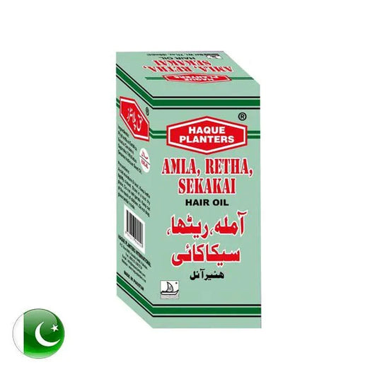 Haque Planters Hair Oil 60Ml Amla Retha Sekakal