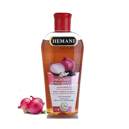 Hemani Onion Hair Oil Black Seed+Coconut 200ml