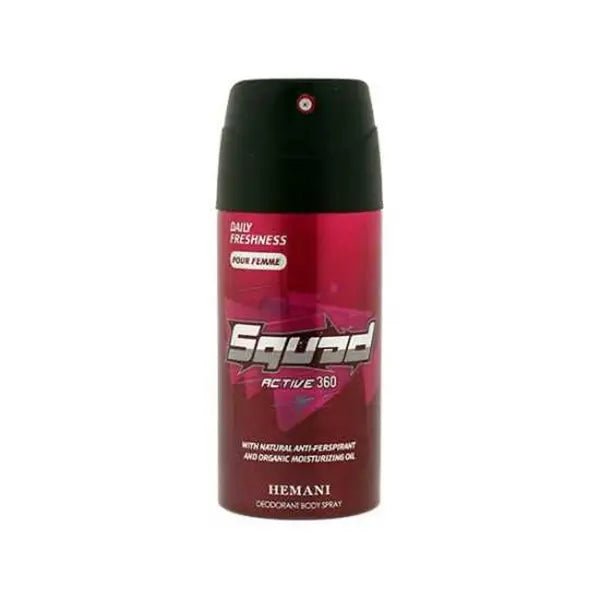 Hemani Squad Active 360 Pink Body Spray 150ml