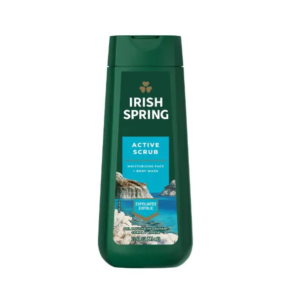 Irish Spring Body Wash Active Scrub 20Oz/591Ml