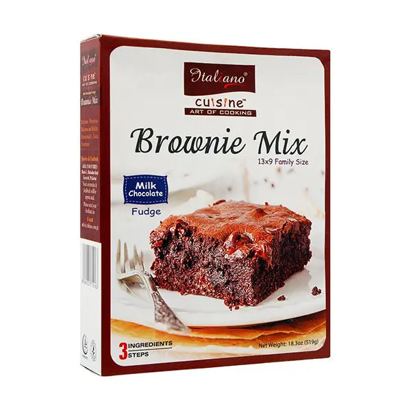 Italiano Brownie Mix Milk Choco Fudge 519g