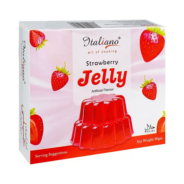 Italiano Jelly Powder Strawberry 80g