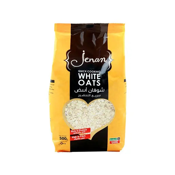 Jenan Oats Pouch White Oats 500Gm No.4526