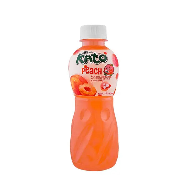 Kato Peach With nata de coco kato brand 320ml