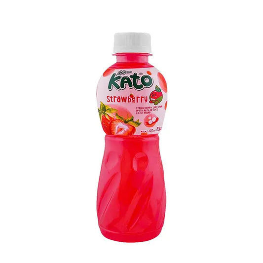 Kato Strawberry W nata de coco 320ml