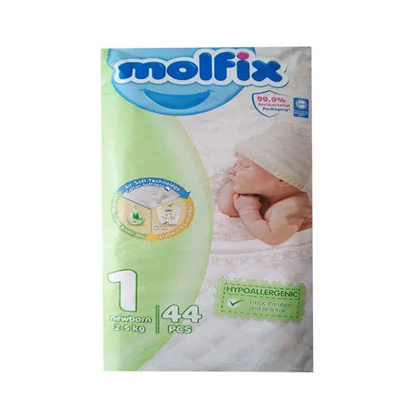 Molfix Diaper NewBorn # 1 (44pcs)