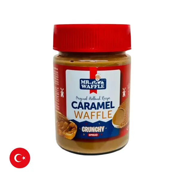 Mr. Waffle Caramel Waffle Spread 360g (Crunchy)