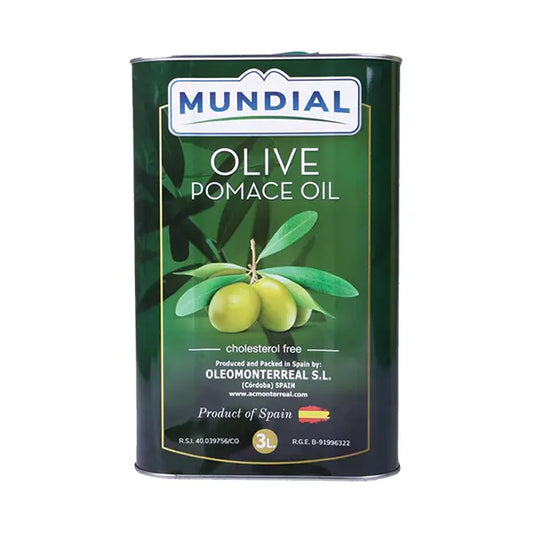 Mundial Olive Oomace Oil 3Ltr Tin