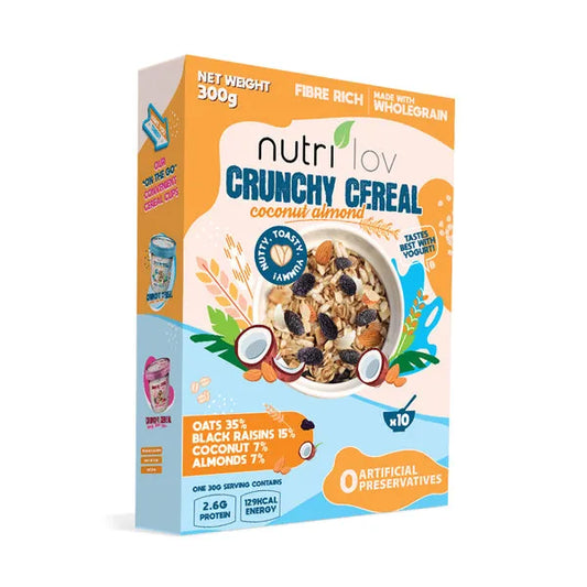 Nutrilov Crunchy Cereal Coconut Almond 300g