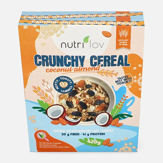 Nutrilov Crunchy Cereal Coconut Almond 420Gm