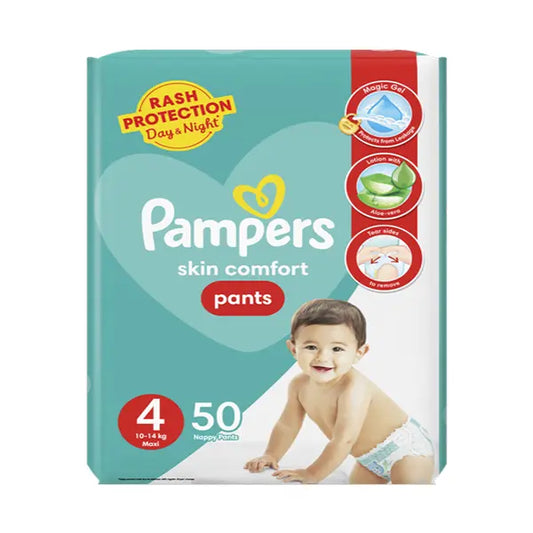 Pampers Skin Comfort 50 Nanny Pants Maxi 4 10-14Kg