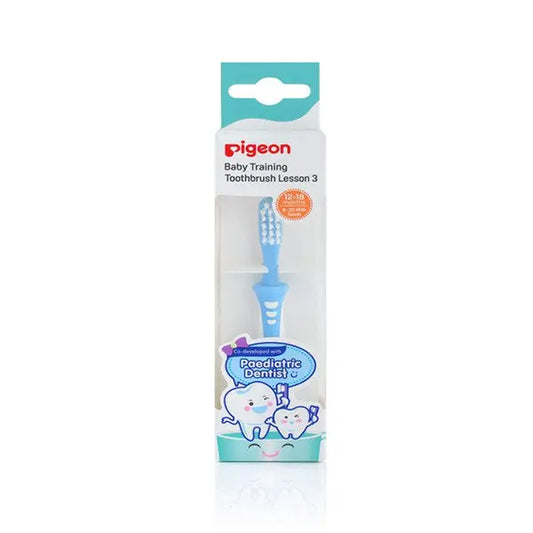 Pigeon Baby Training Toothbrush 3 Blue