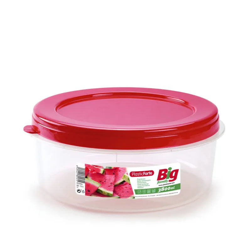 Plastic Forte Round Food Container 3 Ltr