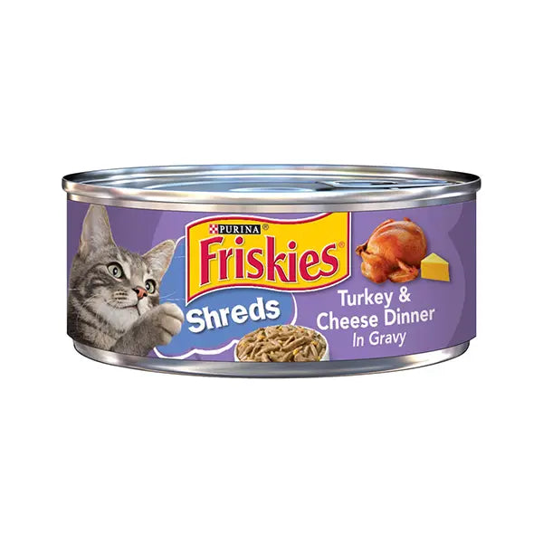 Purina Friskies Turkey & Chicken Dinner With Cheese 156g