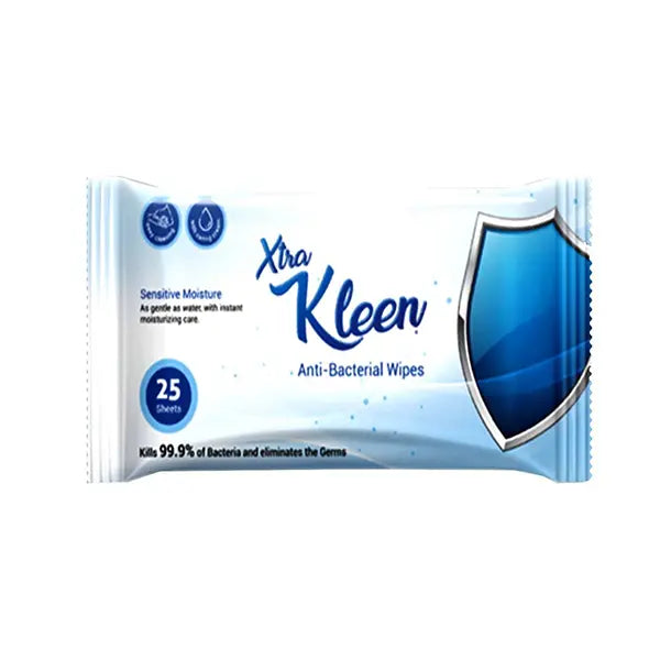 Sateen Soft Xtra Kleen Anti-Bacterial Wipes 25S