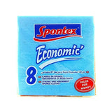 Spontex 8 Economic Sponges Cloths