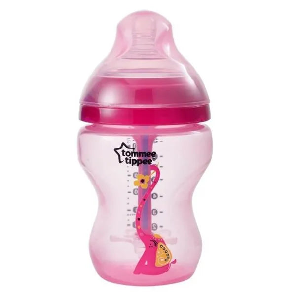 Tommee Tippee Deco AAC Bottle 260ML Girl 422656