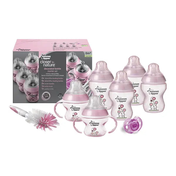 Tommee Tippee Decorated bottle starter set 0m+