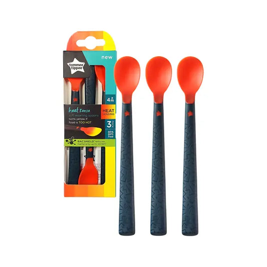 Tommee Tippee Heat Sense Weaning Spoon 3Pc TT248066