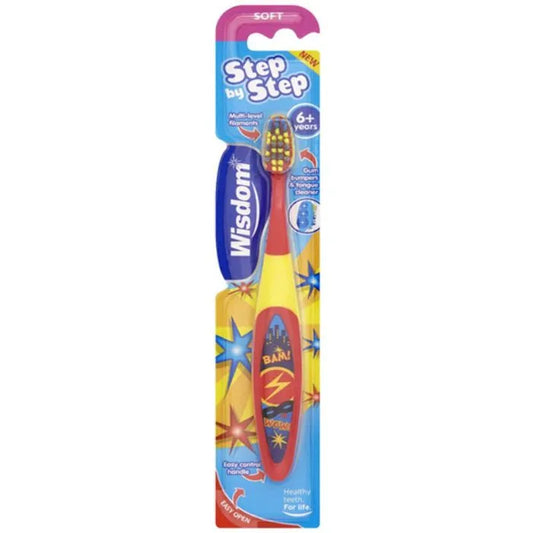 Wisdom Kids Step By Step Toothbrush 6+Years