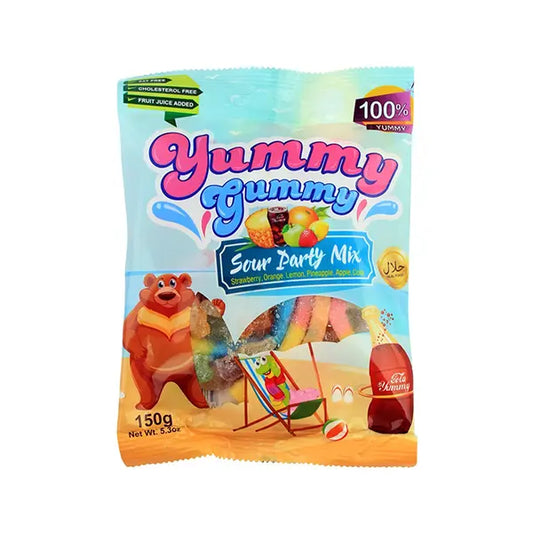 Yummy Gummy Sour Party Mix 150gm