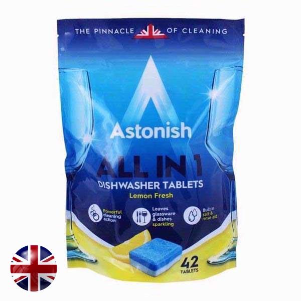 Astonish Dishwasher Tablets 42Tab Lemon Fresh Greenvalley