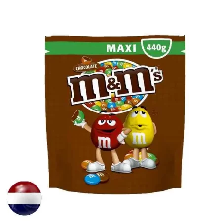 M&M's Chocolate Maxi Pouch, 3 x 440 g